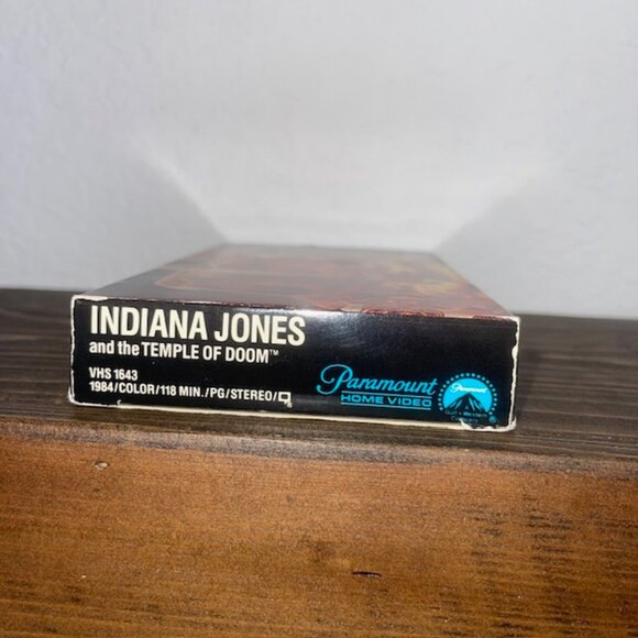 Indiana Jones and the Temple of Doom (VHS, 1989) - Picture 4 of 8
